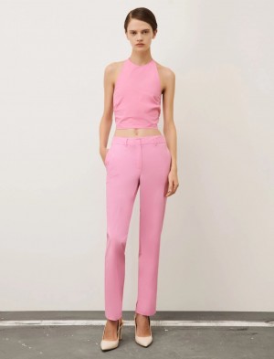 Crop Top Damskie Marella Jasny Różowe | Polska 970582-WNH