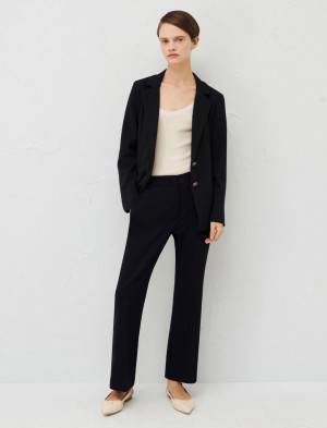 Marynarka Damskie Marella Jersey Granatowe | Polska 516493-SXR