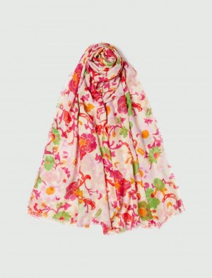 Szalik Damskie Marella Patterned Stole Kolorowe | Polska 921678-HOP