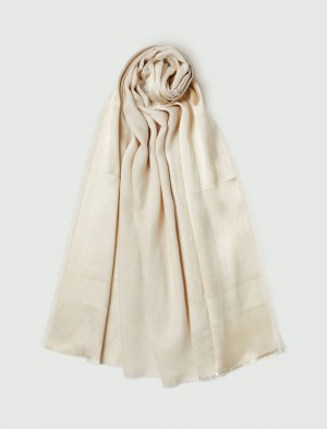 Szalik Damskie Marella Sequinned Stole Białe | Polska 639810-NLI