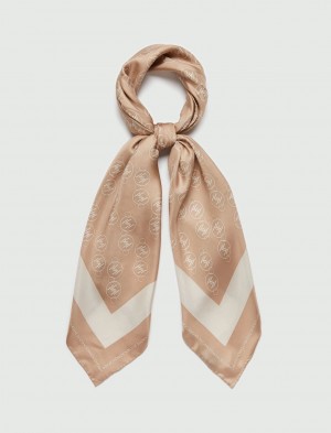 Szalik Damskie Marella Silk Brązowe | Polska 381697-HWN