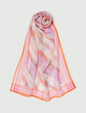 Szalik Damskie Marella Silk Stole Lawenda | Polska 564821-ZPE