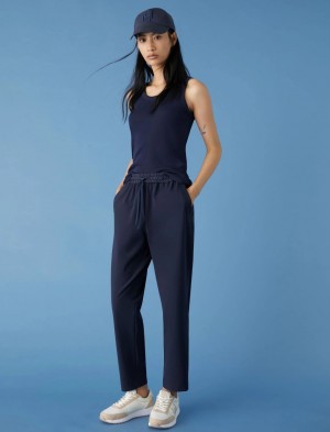 Top Damskie Marella Slim-Fit Niebieskie | Polska 458917-IKB