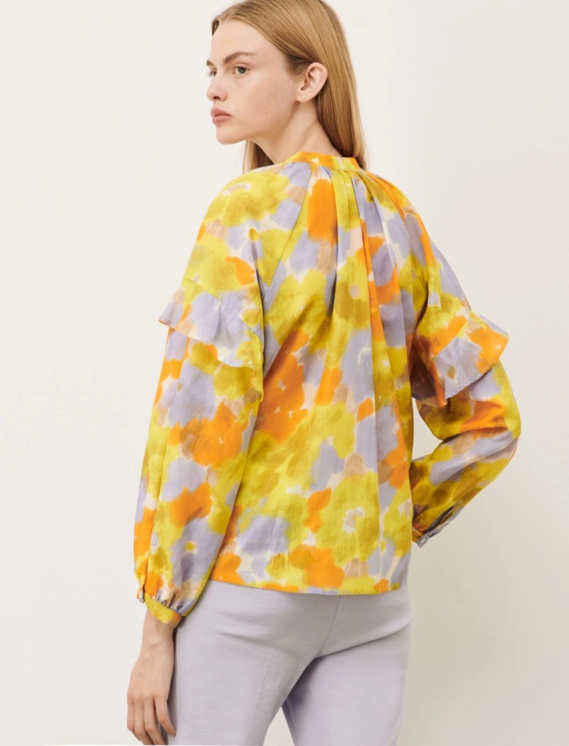 Bluzka Damskie Marella Patterned Lawenda | Polska 568340-FTE