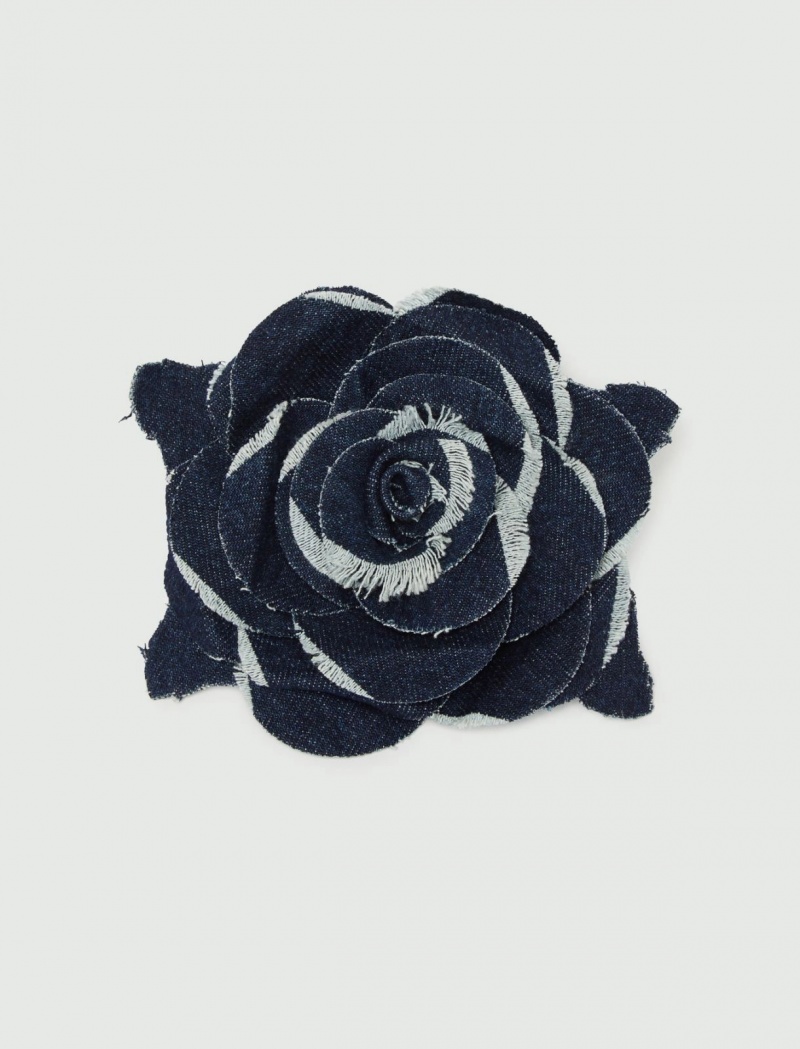 Brooch Damskie Marella Denim Granatowe | Polska 430159-GNQ