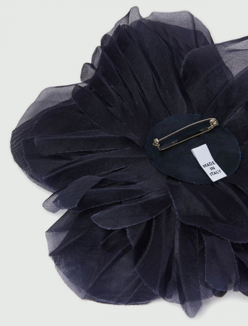 Brooch Damskie Marella Organza Granatowe | Polska 042731-OLU