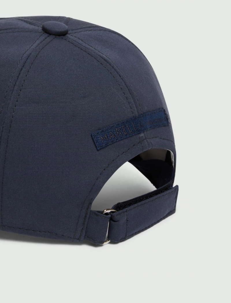 Czapka Damskie Marella Baseball Niebieskie | Polska 071362-QYZ