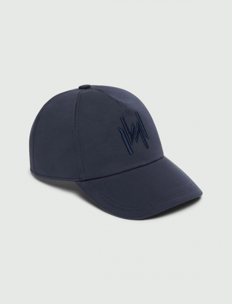 Czapka Damskie Marella Baseball Niebieskie | Polska 071362-QYZ