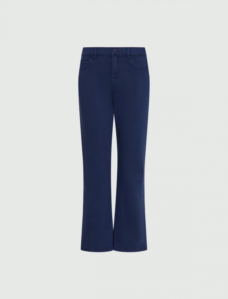 Jeansy Damskie Marella Flared Niebieskie | Polska 615087-ERX