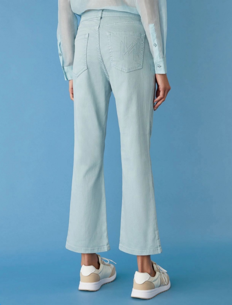 Jeansy Damskie Marella Flared Niebieskie Niebieskie | Polska 258470-OCB