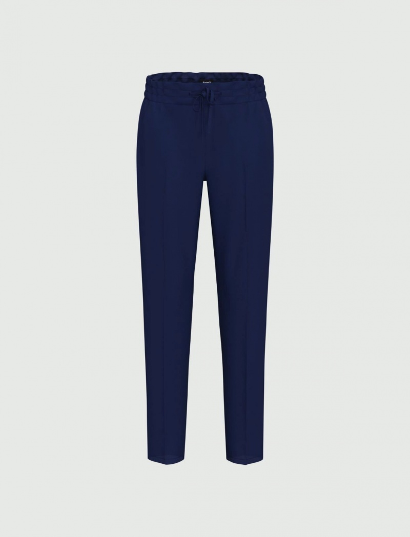 Joggery Damskie Marella Granatowe | Polska 473058-SNY