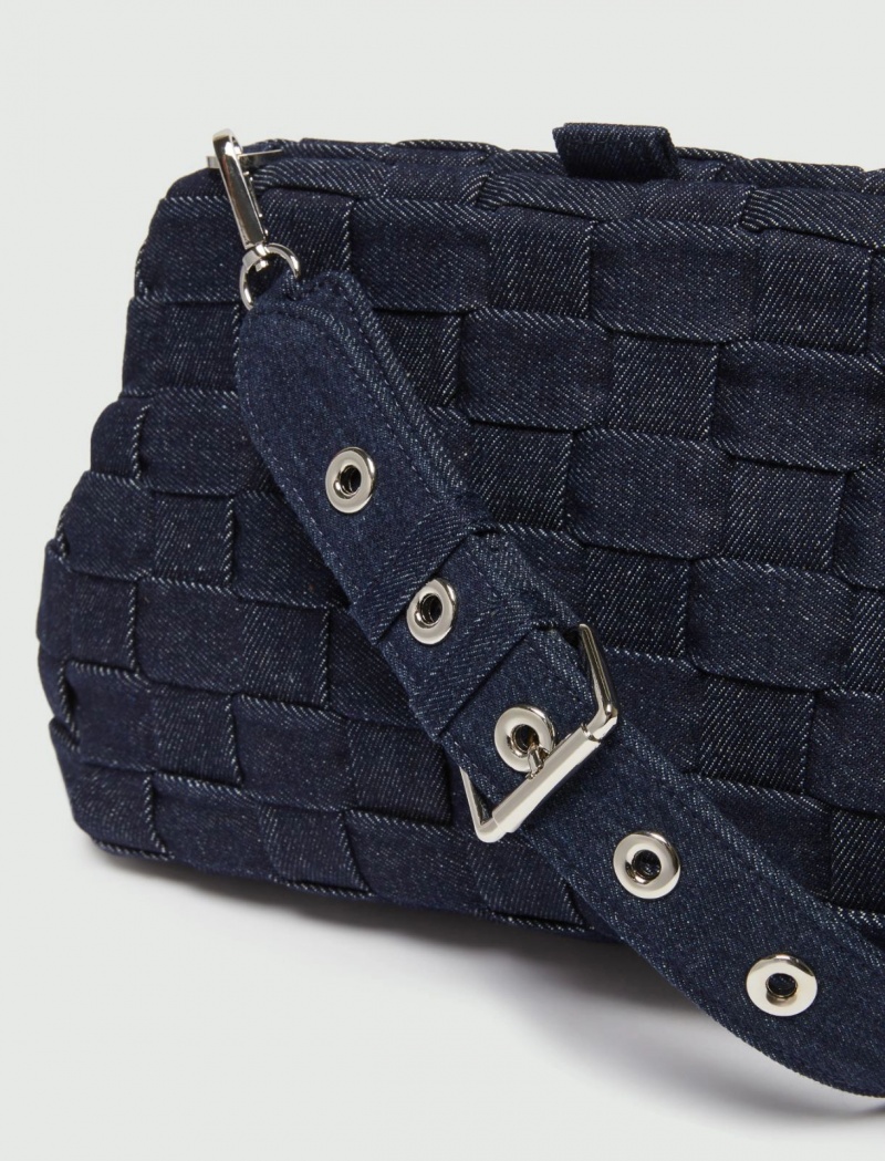 Kopertówki Damskie Marella Denim Granatowe | Polska 863142-HBA