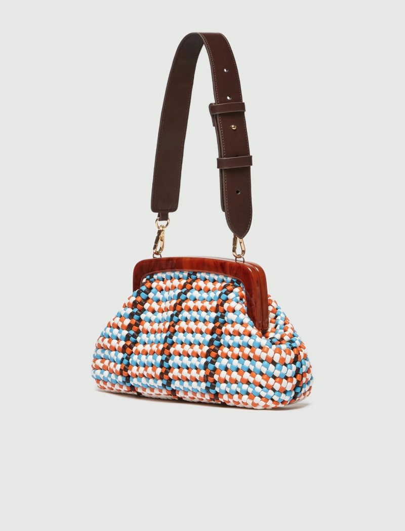 Kopertówki Damskie Marella Woven Brązowe | Polska 140692-CDW