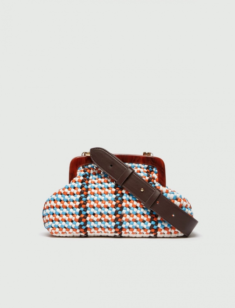 Kopertówki Damskie Marella Woven Brązowe | Polska 140692-CDW