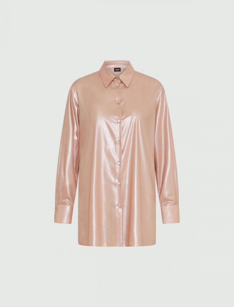 Koszule Damskie Marella Oversized Różowe | Polska 927845-UJO