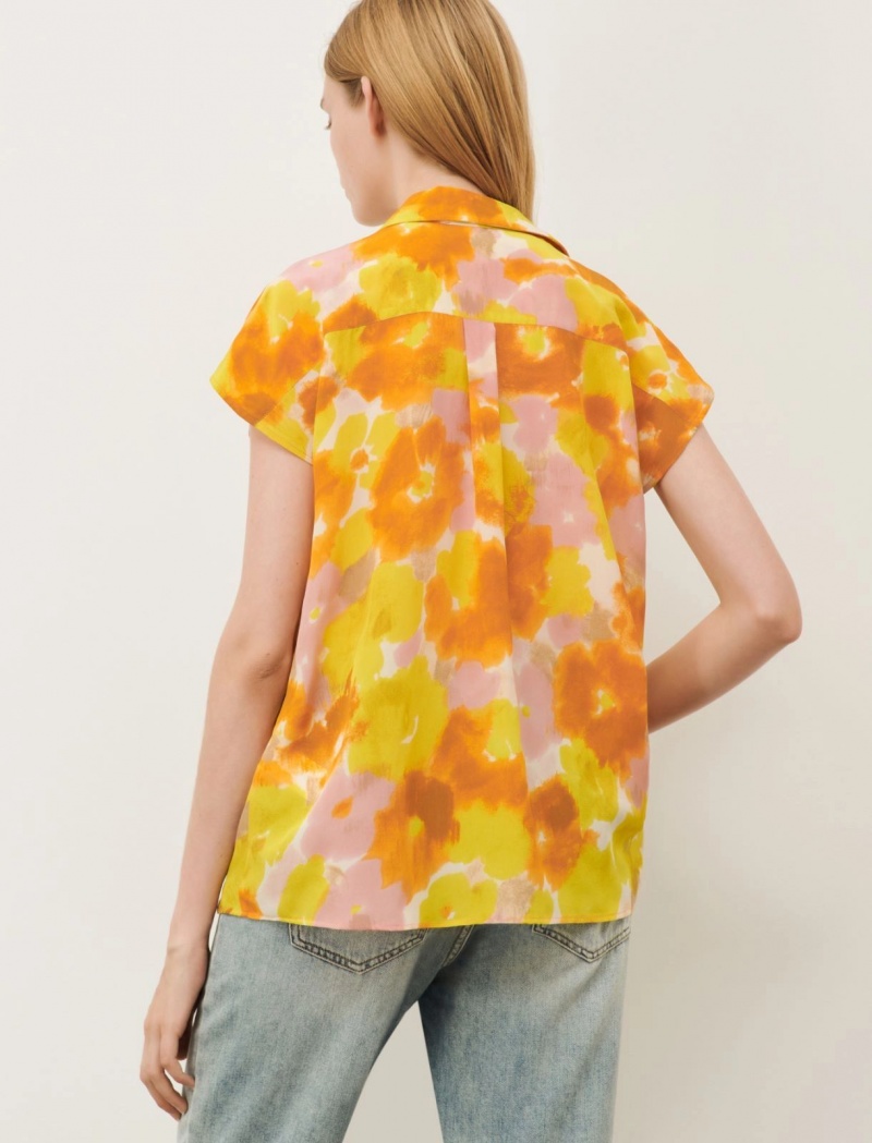 Koszule Damskie Marella Patterned Różowe | Polska 173284-PHO