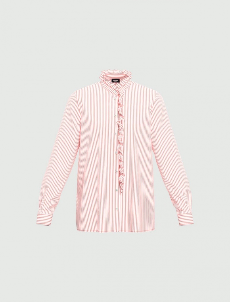 Koszule Damskie Marella Ruched Koralowe | Polska 378912-QYZ