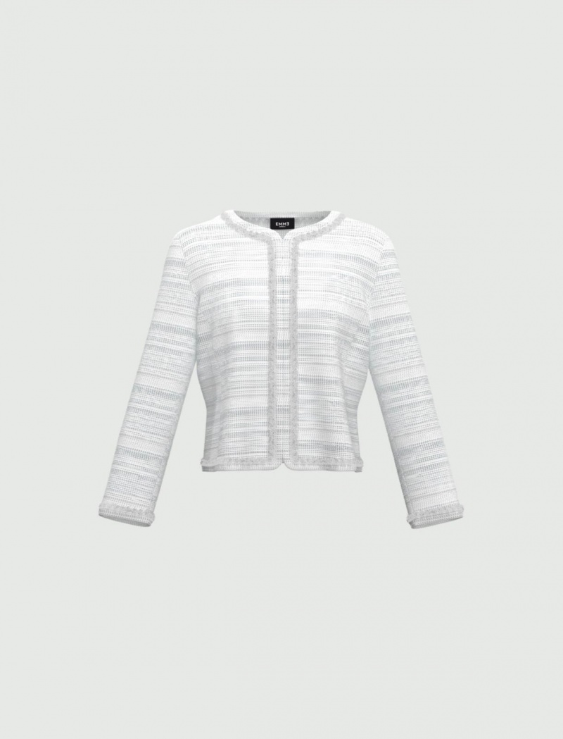 Kurtka Damskie Marella Prosty-Fit Białe | Polska 860249-TCX