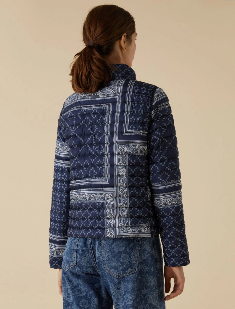 Kurtka Damskie Marella Reversible Down Niebieskie | Polska 610843-ZBE