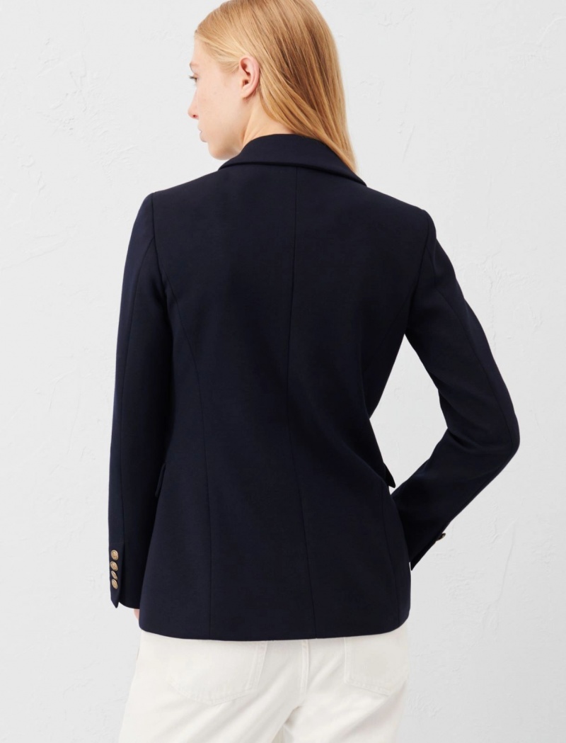 Marynarka Damskie Marella Jersey Granatowe | Polska 581029-GYH