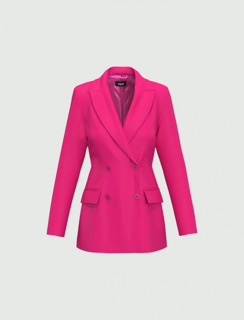 Marynarka Damskie Marella Semi-Fitted Fuksja | Polska 435021-NQZ