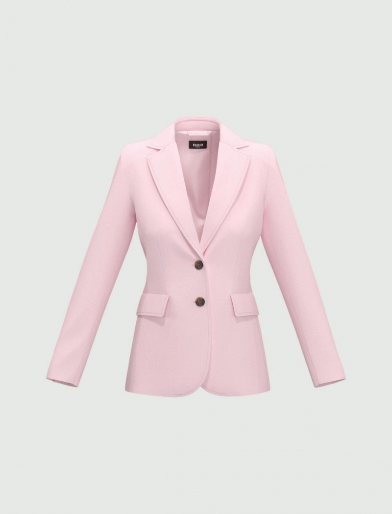 Marynarka Damskie Marella Semi-Fitted Różowe | Polska 680123-XNI