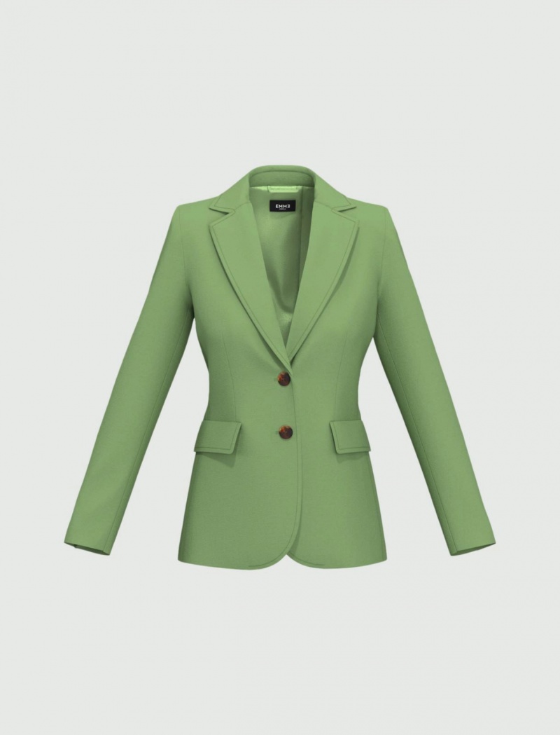 Marynarka Damskie Marella Semi-Fitted Zielone | Polska 489531-GJV