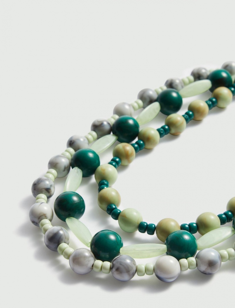 Naszyjnik Damskie Marella Multi-Strand Zielone | Polska 102563-PRI