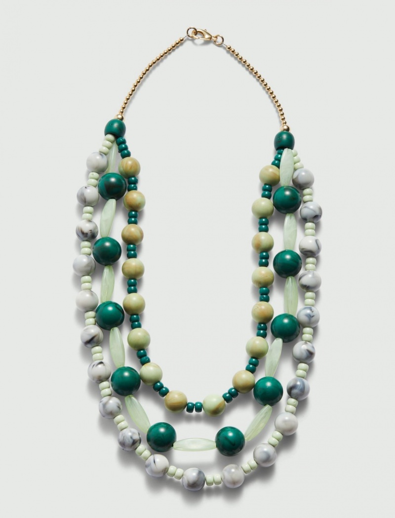 Naszyjnik Damskie Marella Multi-Strand Zielone | Polska 102563-PRI