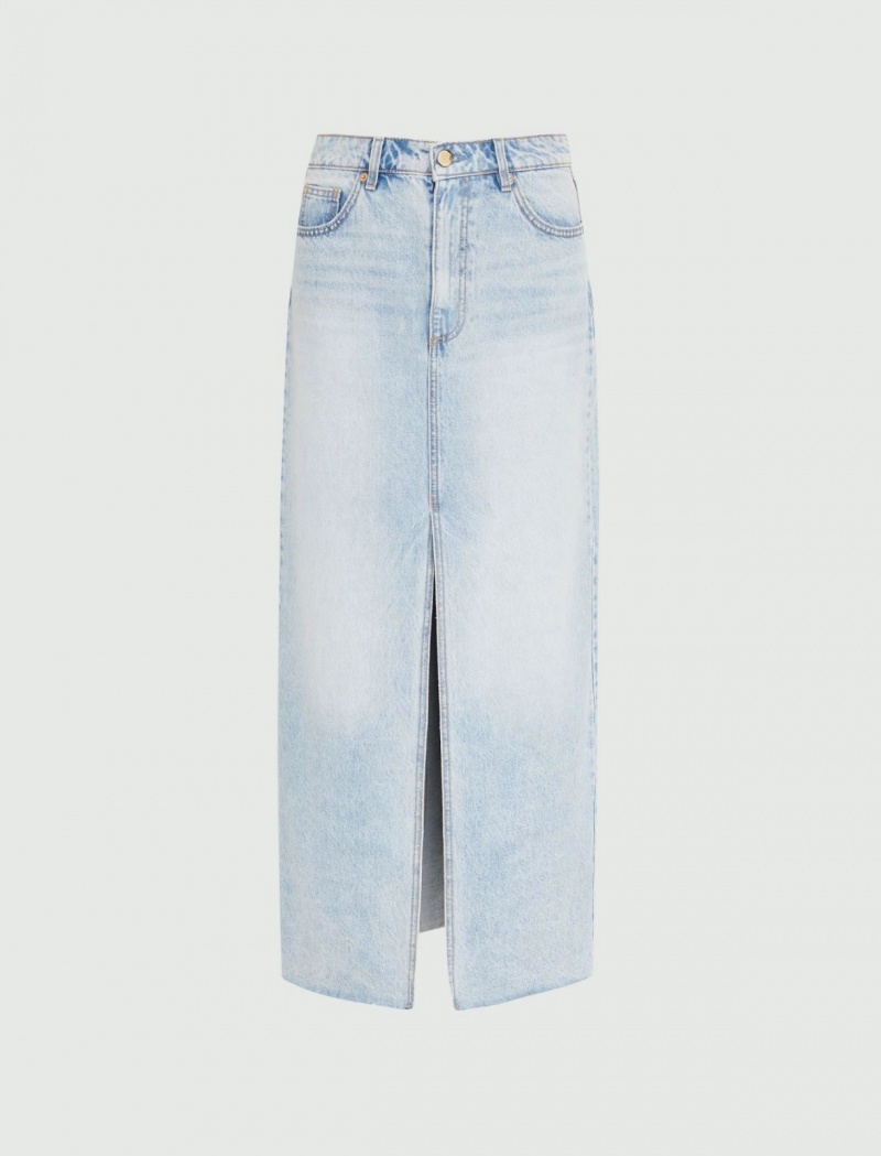 Spódnica Damskie Marella 5-Pocket Pencil Granatowe | Polska 416892-GBA