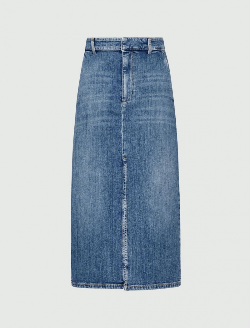 Spódnica Damskie Marella Denim Niebieskie | Polska 315807-NKU