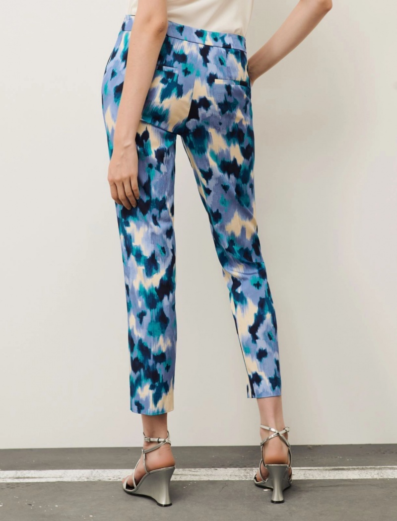 Spodnie Chinosy Damskie Marella Chinos Lawenda | Polska 127943-VPB