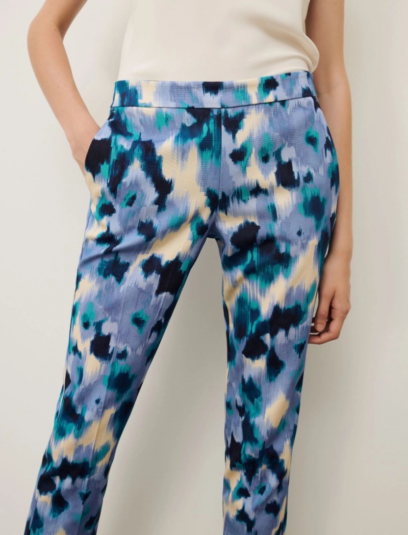 Spodnie Chinosy Damskie Marella Chinos Lawenda | Polska 127943-VPB