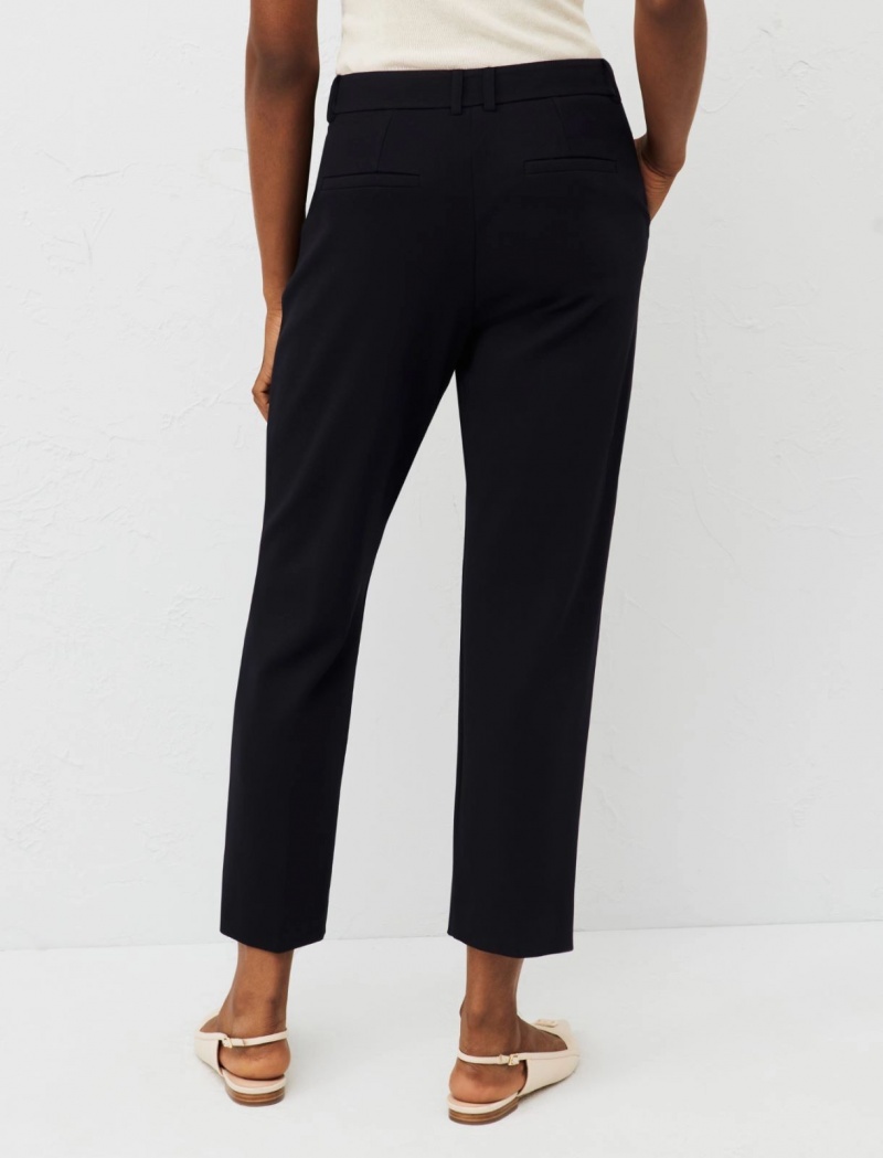 Spodnie Damskie Marella Chino Granatowe | Polska 107548-RBX
