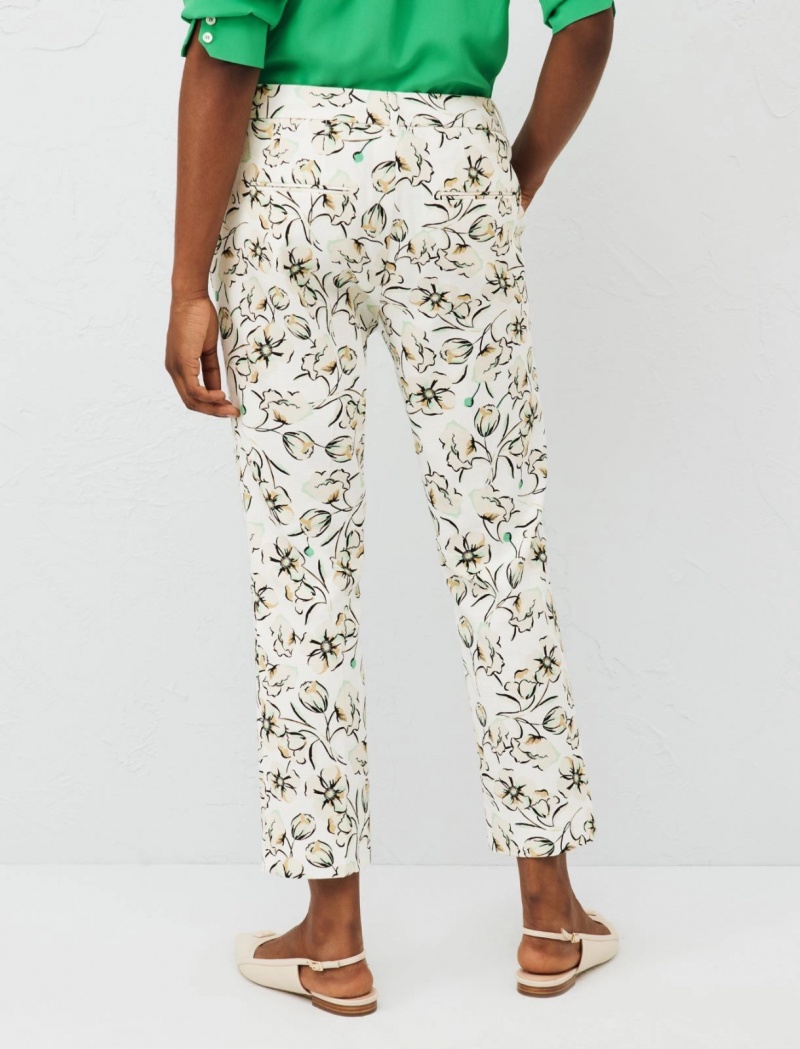 Spodnie Damskie Marella Patterned Zielone | Polska 015798-OIV