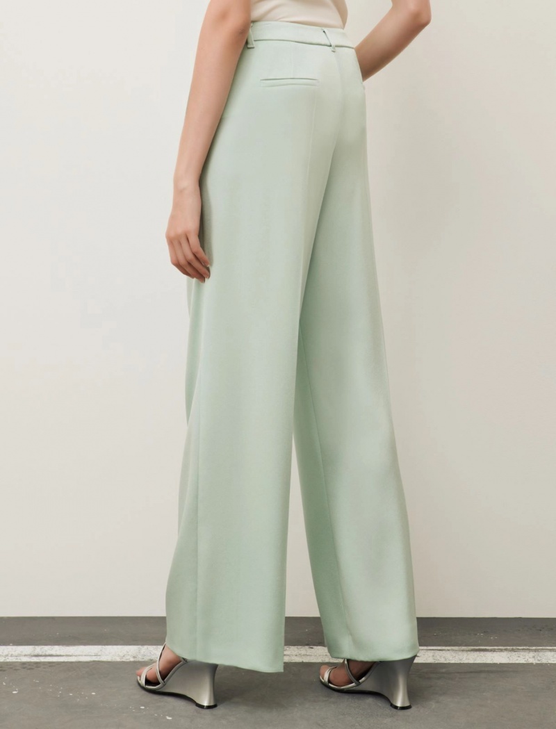 Spodnie Damskie Marella Satin Turkusowe | Polska 890271-ENJ