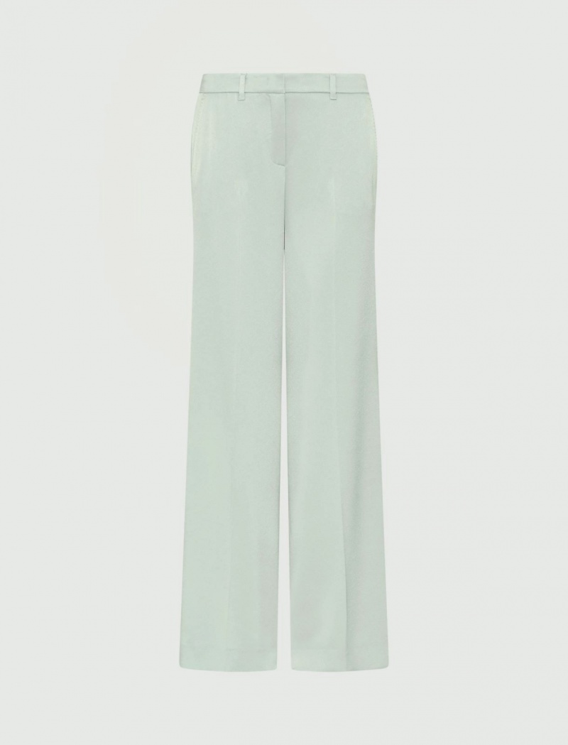 Spodnie Damskie Marella Satin Turkusowe | Polska 890271-ENJ