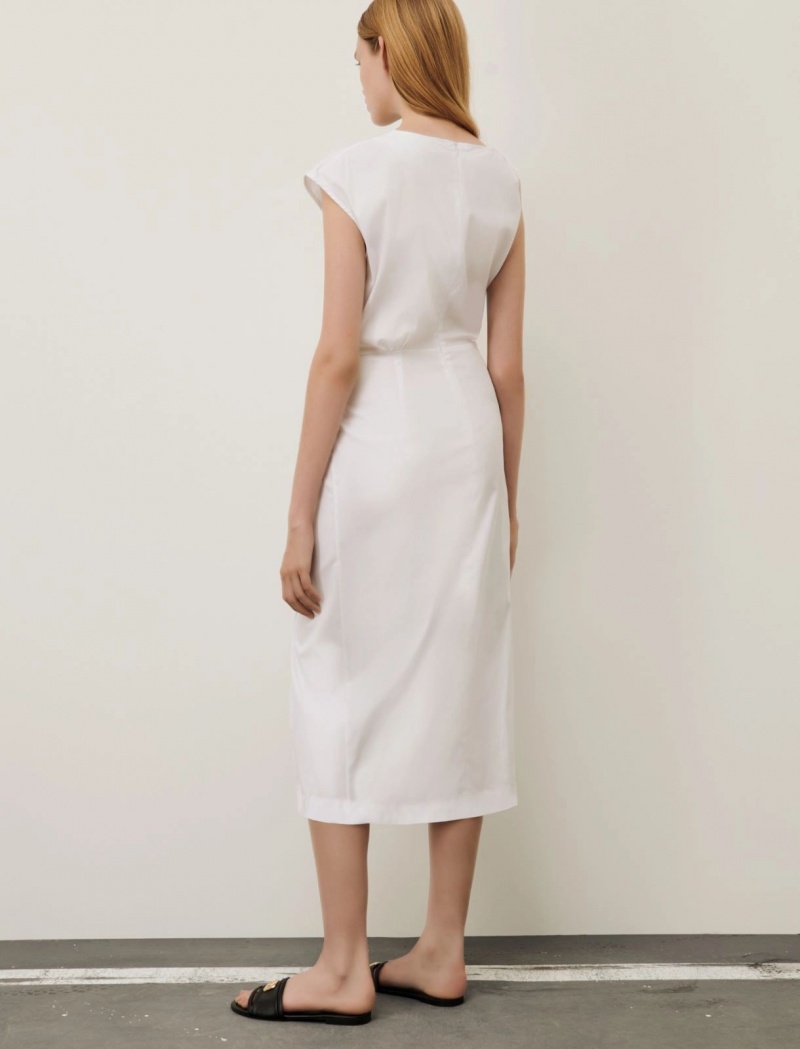 Sukienka Damskie Marella Asymmetrical Białe | Polska 173926-BHD