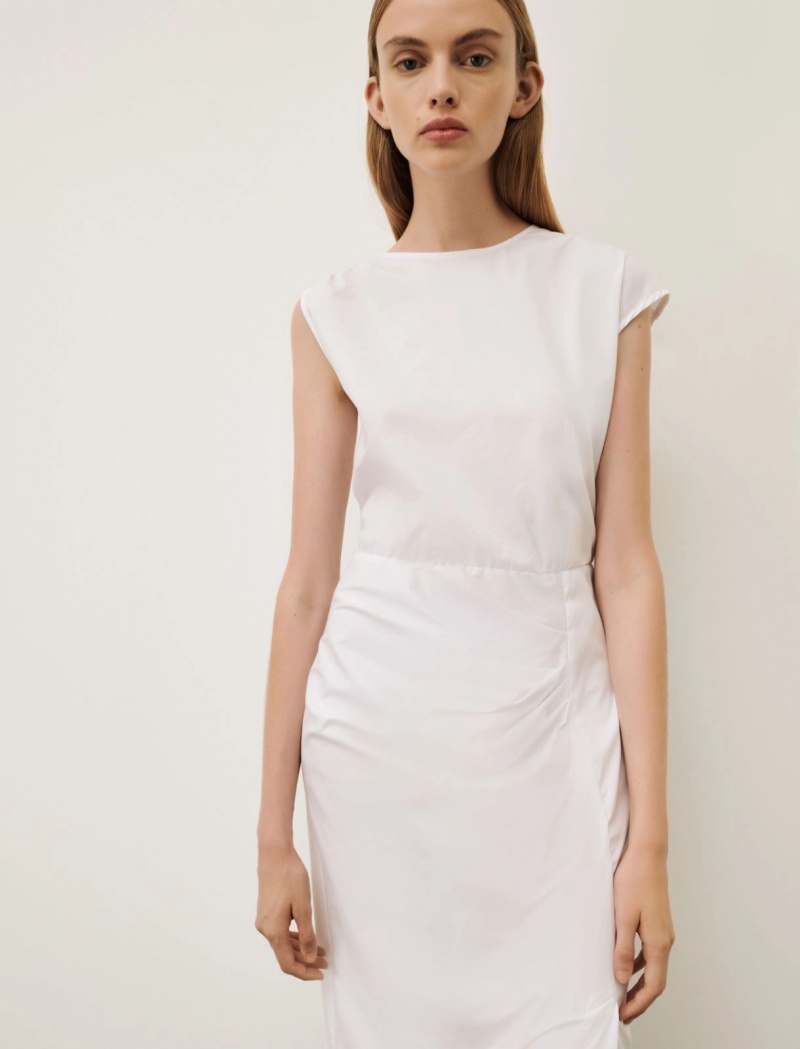 Sukienka Damskie Marella Asymmetrical Białe | Polska 173926-BHD