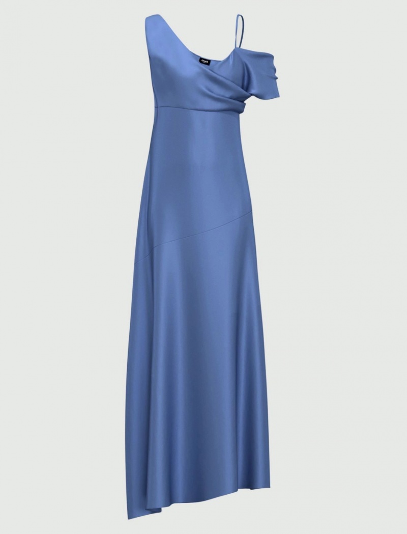Sukienka Damskie Marella Asymmetrical Niebieskie | Polska 740682-EGK