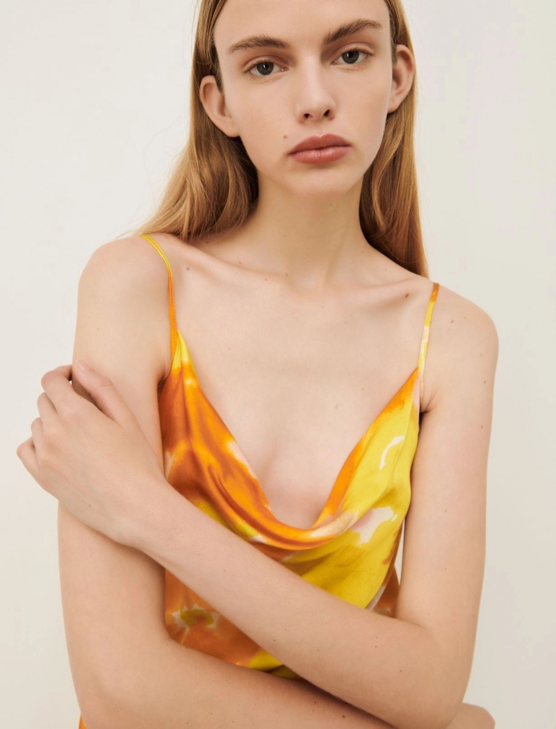 Sukienka Damskie Marella Camisole Różowe | Polska 961384-KUM