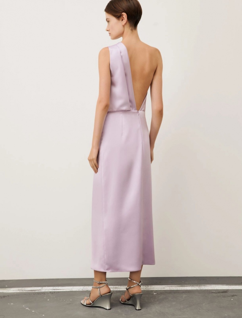 Sukienka Damskie Marella Satin Fioletowe | Polska 142567-NUY