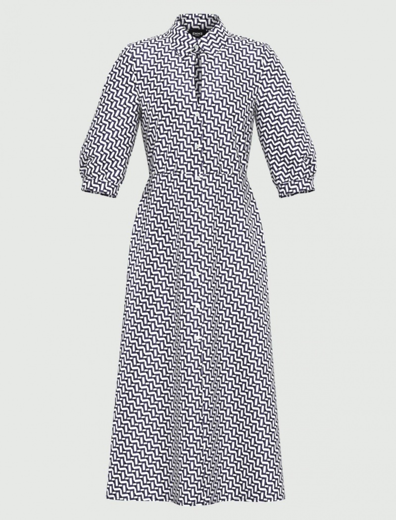 Sukienka Damskie Marella Shirt Niebieskie | Polska 279860-MBL