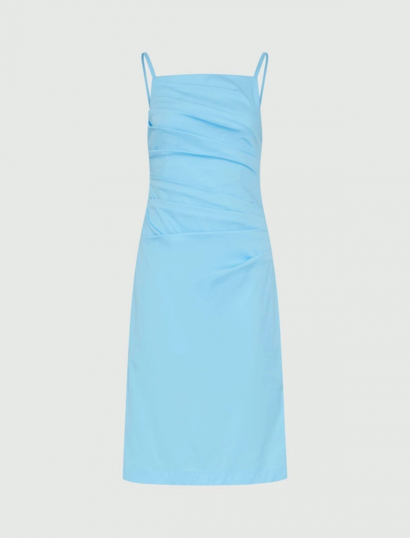 Sukienka Damskie Marella Slim-Fit Turkusowe | Polska 102436-DLK
