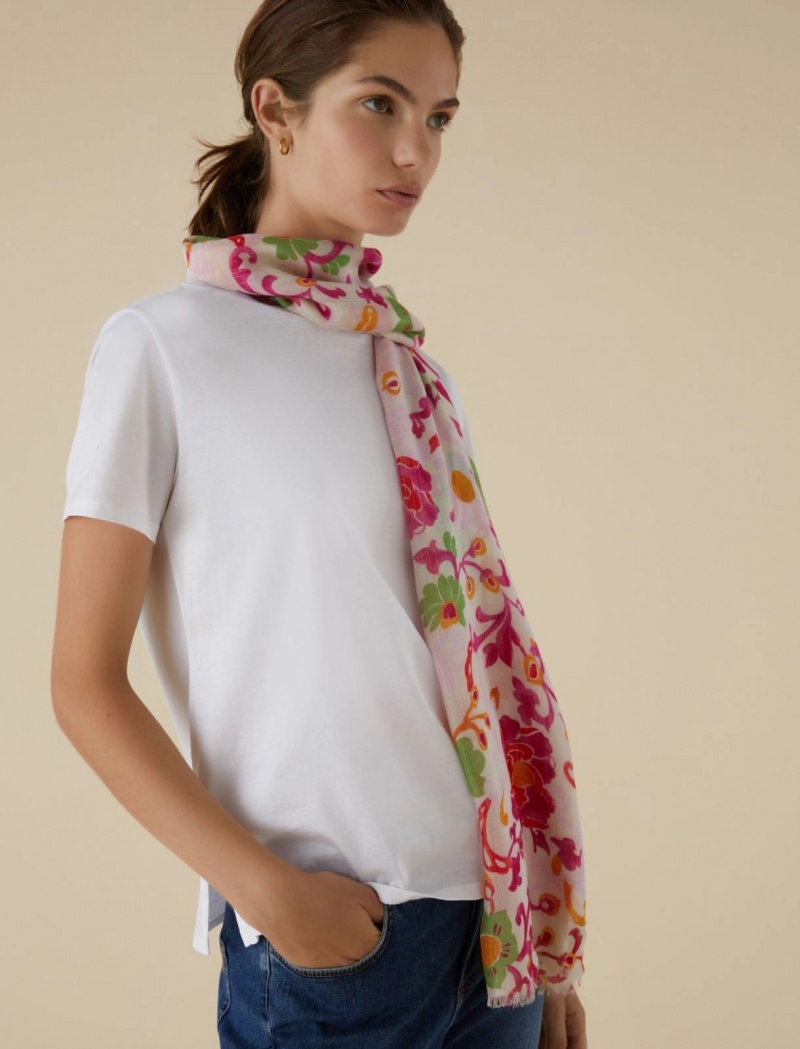 Szalik Damskie Marella Patterned Stole Kolorowe | Polska 921678-HOP