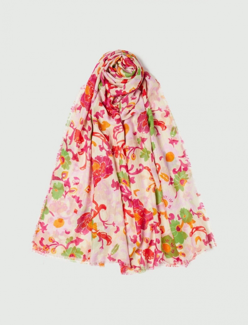 Szalik Damskie Marella Patterned Stole Kolorowe | Polska 921678-HOP
