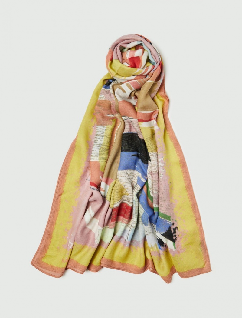 Szalik Damskie Marella Patterned Stole Kolorowe | Polska 157438-XWH