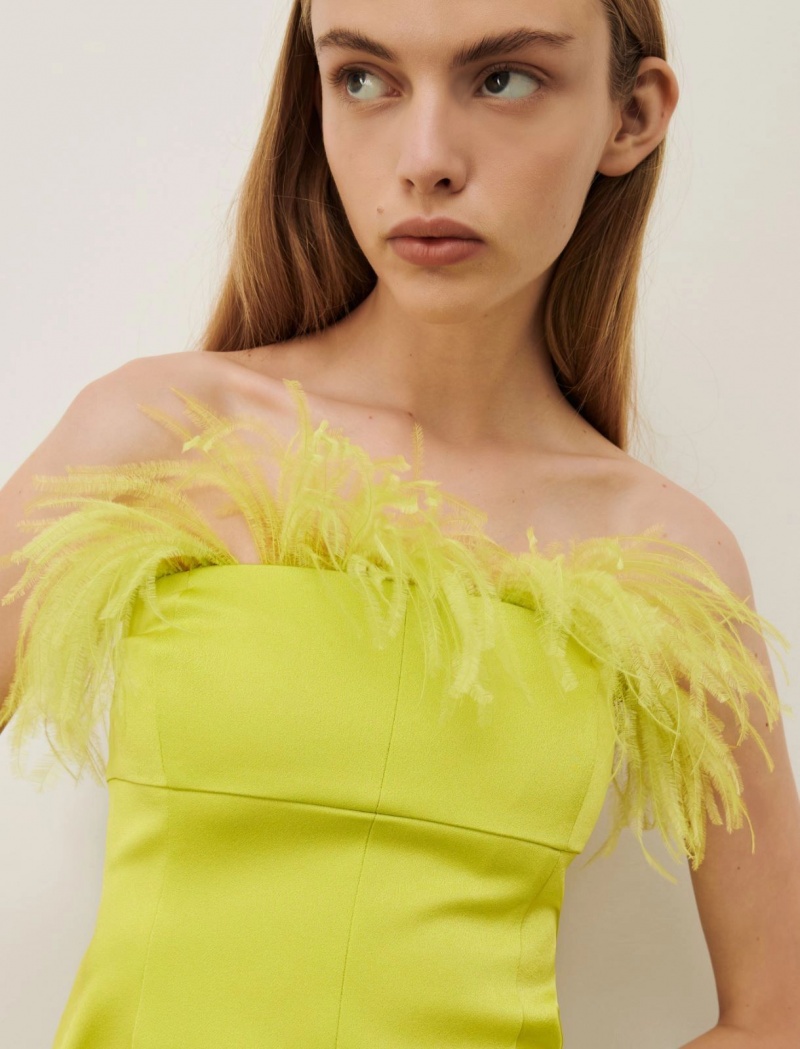 Top Damskie Marella Bustier Głęboka Zielone | Polska 831947-CMU