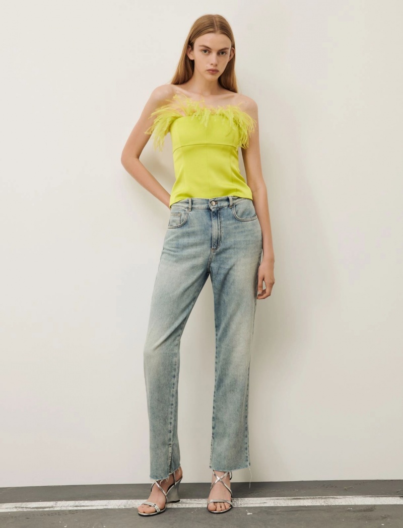 Top Damskie Marella Bustier Głęboka Zielone | Polska 831947-CMU