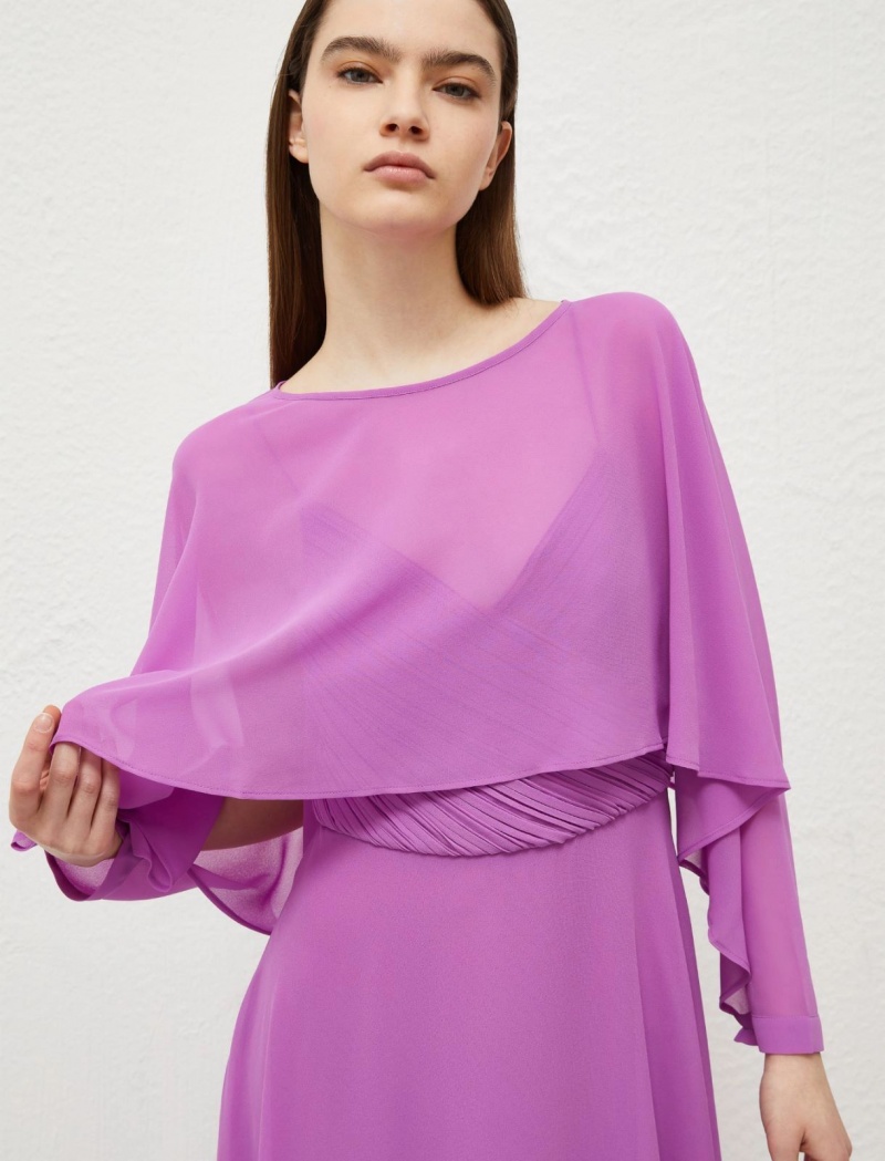 Top Damskie Marella Georgette Shrug Fioletowe | Polska 468705-MQL